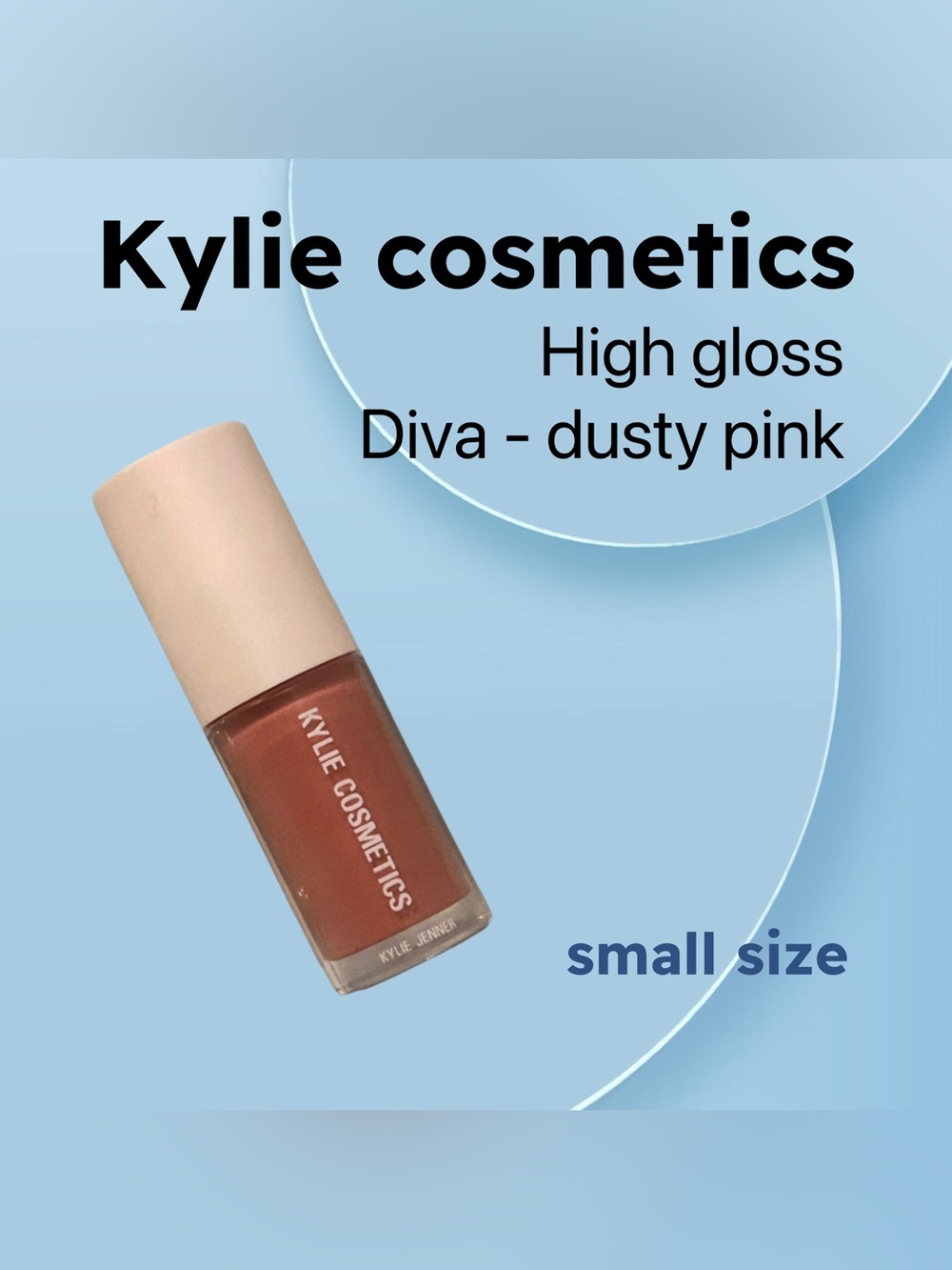 🇺🇸🆕NWOB KYLIE COSMETICS |SMALL| Diva dusty pink high gloss